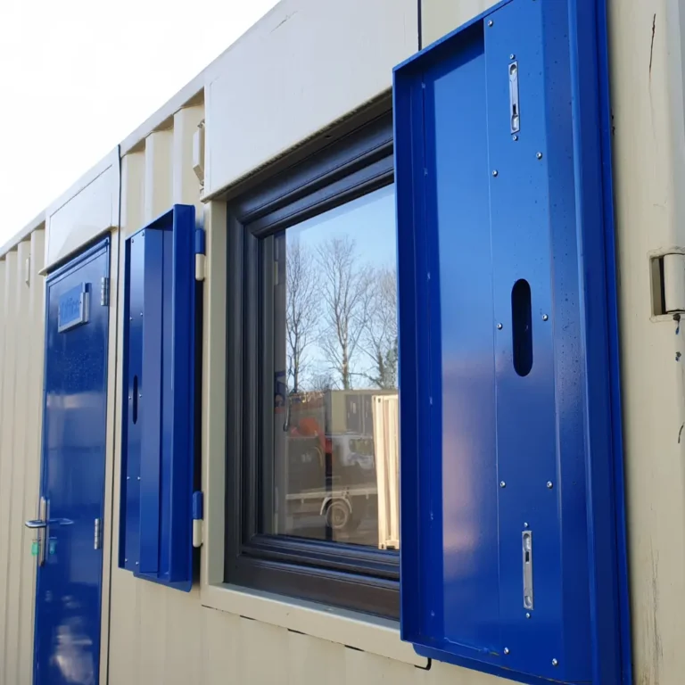 Secure Anti-Vandal Container Unit: Ideal for storage solutions on construction sites or events.