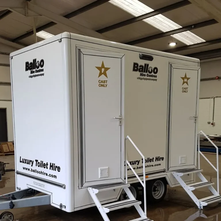 Luxurious 2-Berth VIP Toilet Trailers: Enhance your event experience with premium restroom facilities.